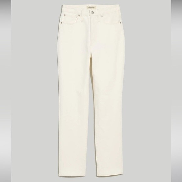 Madewell NWT Curvy Perfect Vintage Jeans Size 31 in Tile White High Rise - Picture 4 of 9